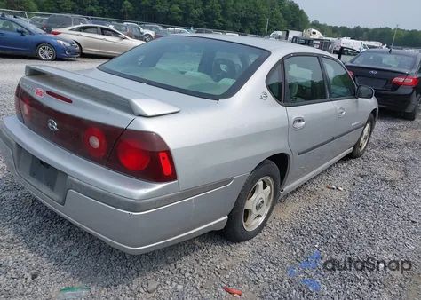 2002 Chevrolet Impala Ls из США, поврежденный, VIN 2G1WH55K129111748
